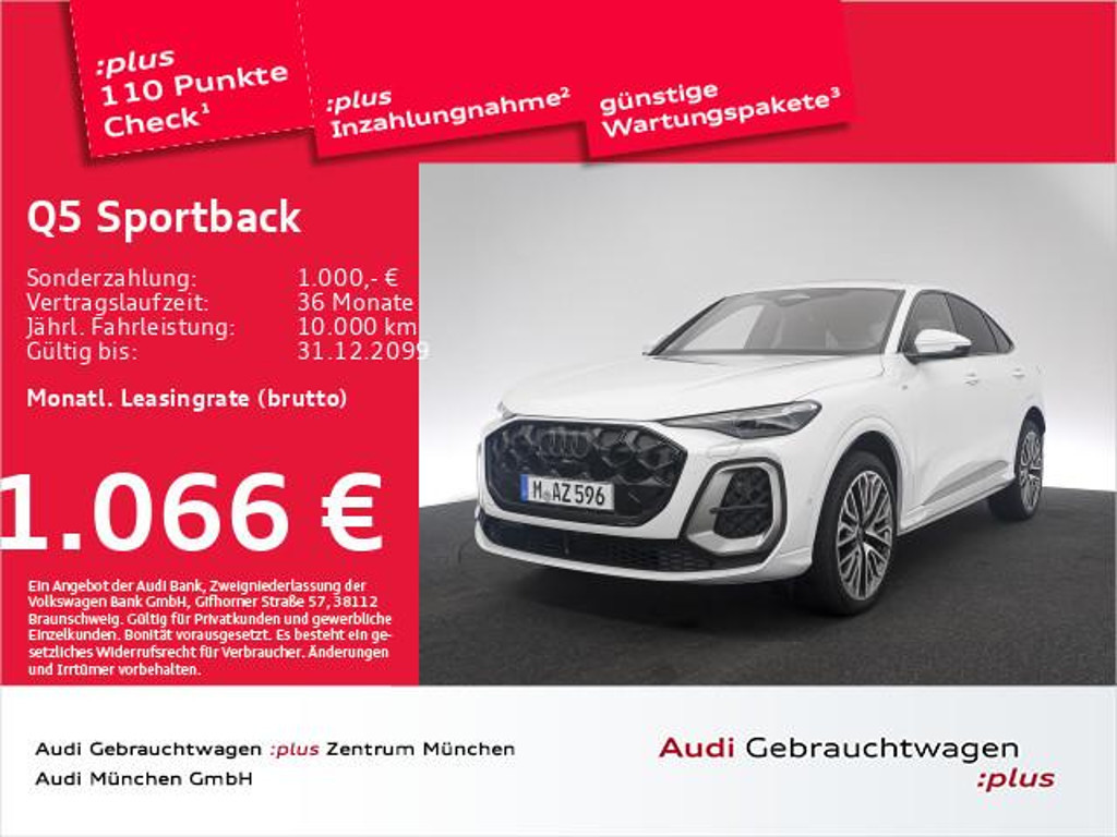 Audi Q5 Sportback Quattro S-Tronic
