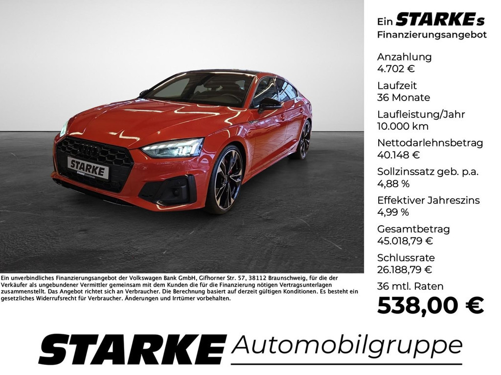 Audi A5 Sportback Quattro Competition S-Line 50 TDI