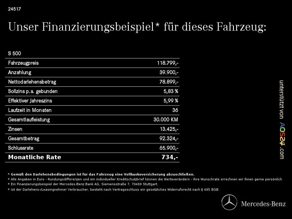 Mercedes-Benz S-Klasse