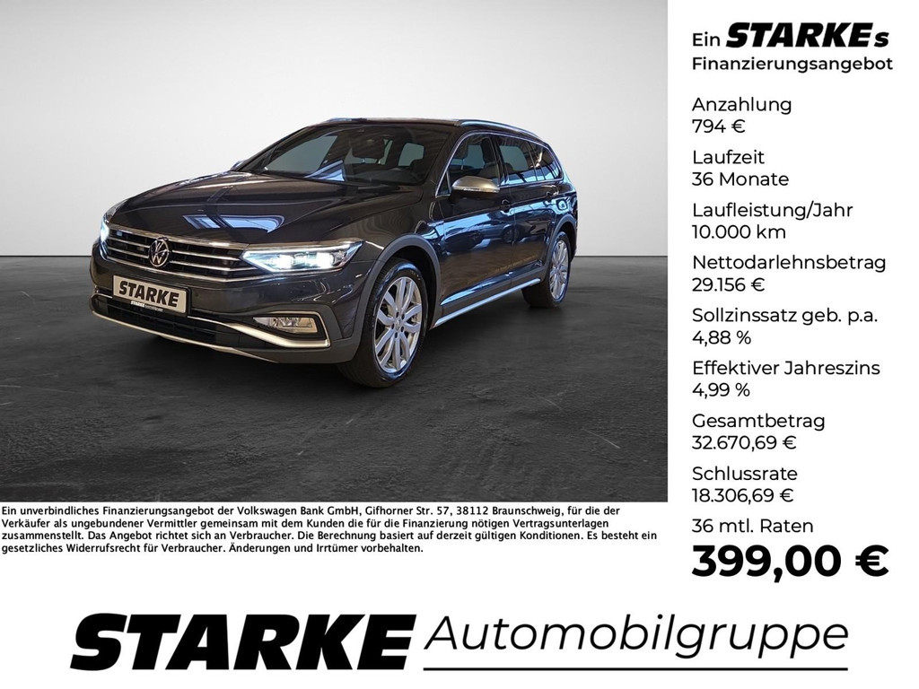 Volkswagen Passat 4Motion DSG AllTrack 2.0 TDI