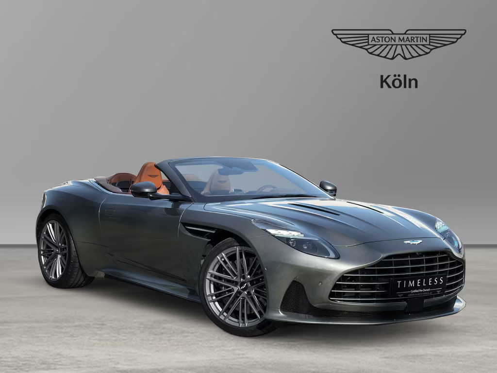 Aston Martin DB12 Volante Titanium Grey / Q- Centenary Saddle
