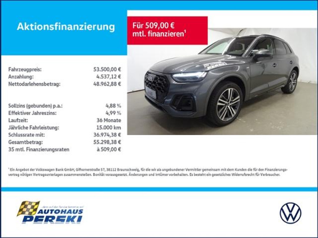 Audi Q5 Quattro S-Line 2.0 TDI