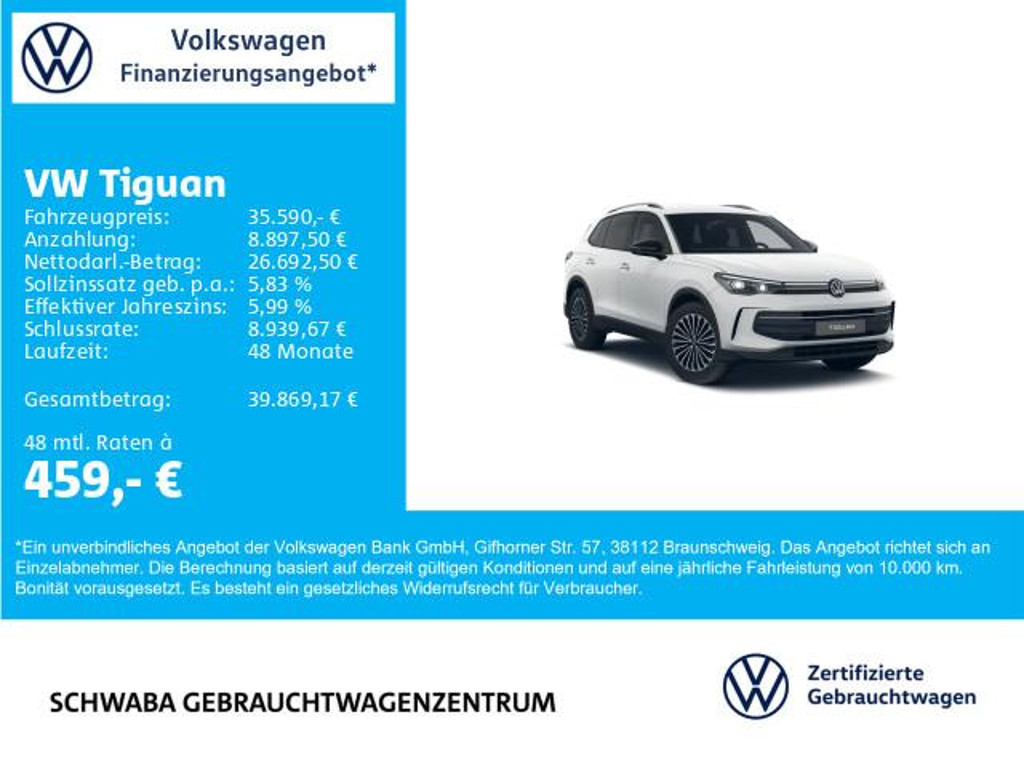 Volkswagen Tiguan DSG 1.5 eTSI