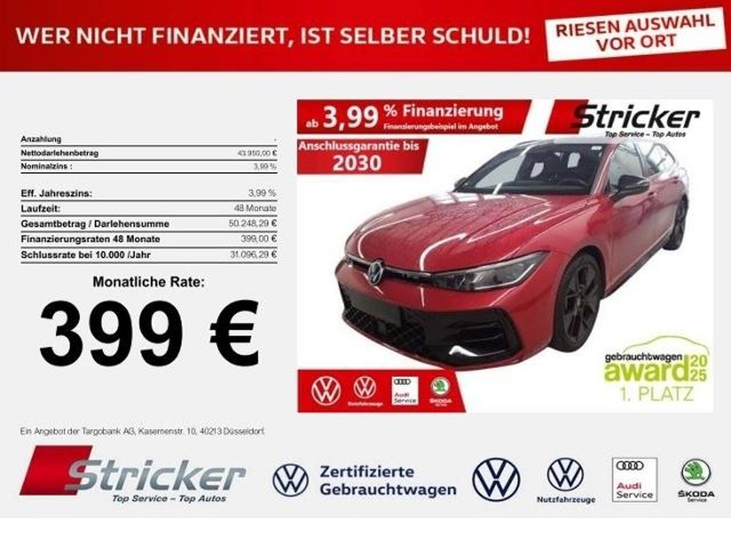 Volkswagen Passat DSG Variant R-Line 2.0 TSI