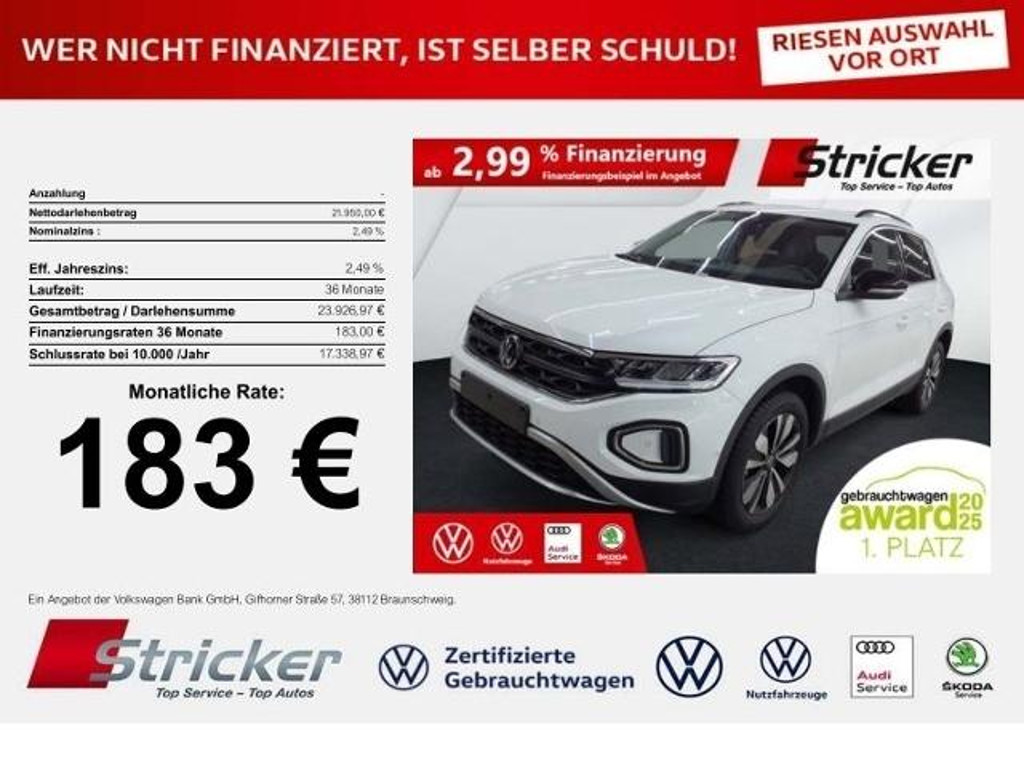 Volkswagen T-Roc 1.0 TSI