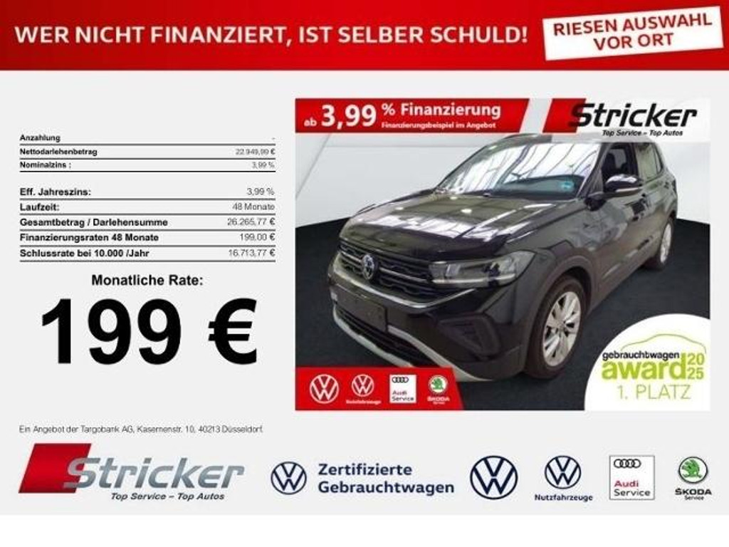 Volkswagen T-Cross DSG 1.0 TSI