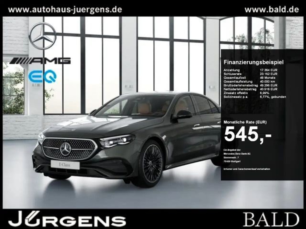 Mercedes-Benz E-Klasse E 300 AMG Line Sport Edition Sportpakket E 300 e Sedan