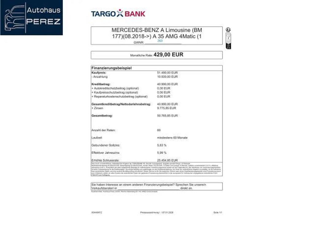 Mercedes-Benz A-Klasse