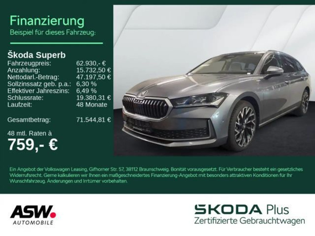 Skoda Superb Combi 2.0 TDI