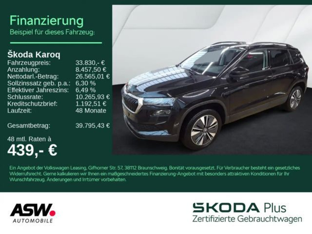 Skoda Karoq 1.5 TSI Tour
