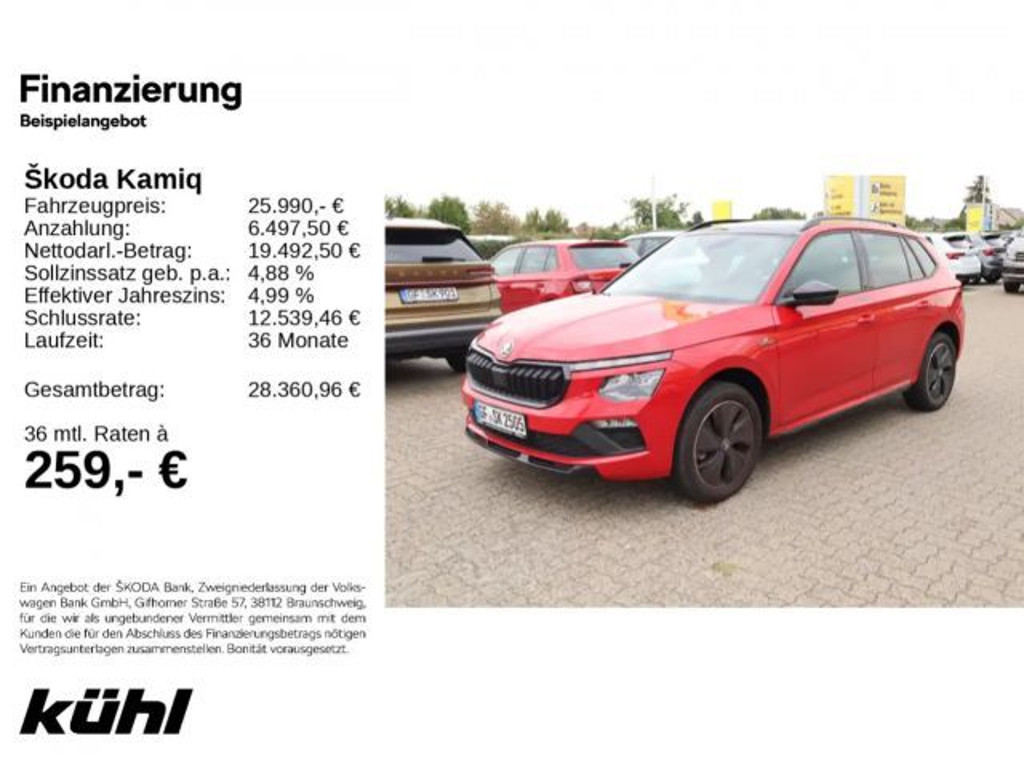 Skoda Kamiq Monte Carlo 1.0 TSI