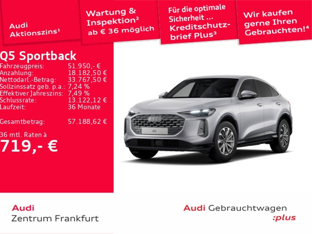 Audi Q5 Sportback Quattro S-Tronic