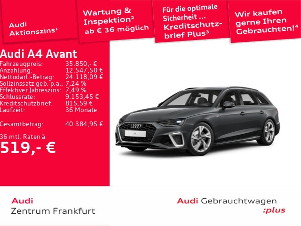 Audi A4 Avant S-Line S-Tronic 35 TDI