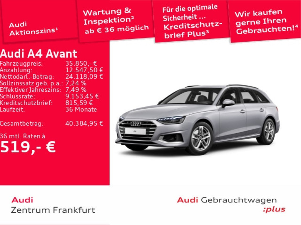 Audi A4 Avant S-Tronic 35 TDI