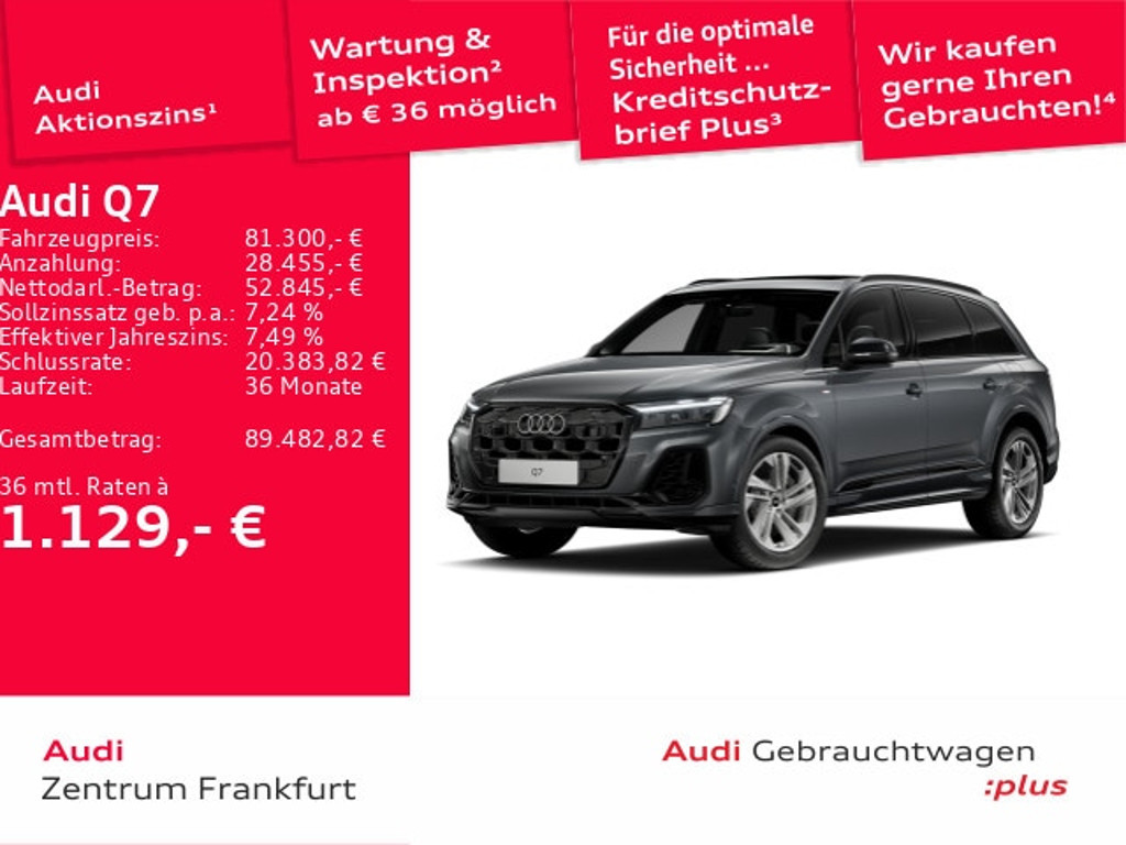 Audi Q7 Quattro S-Line Hybride 55 TFSI