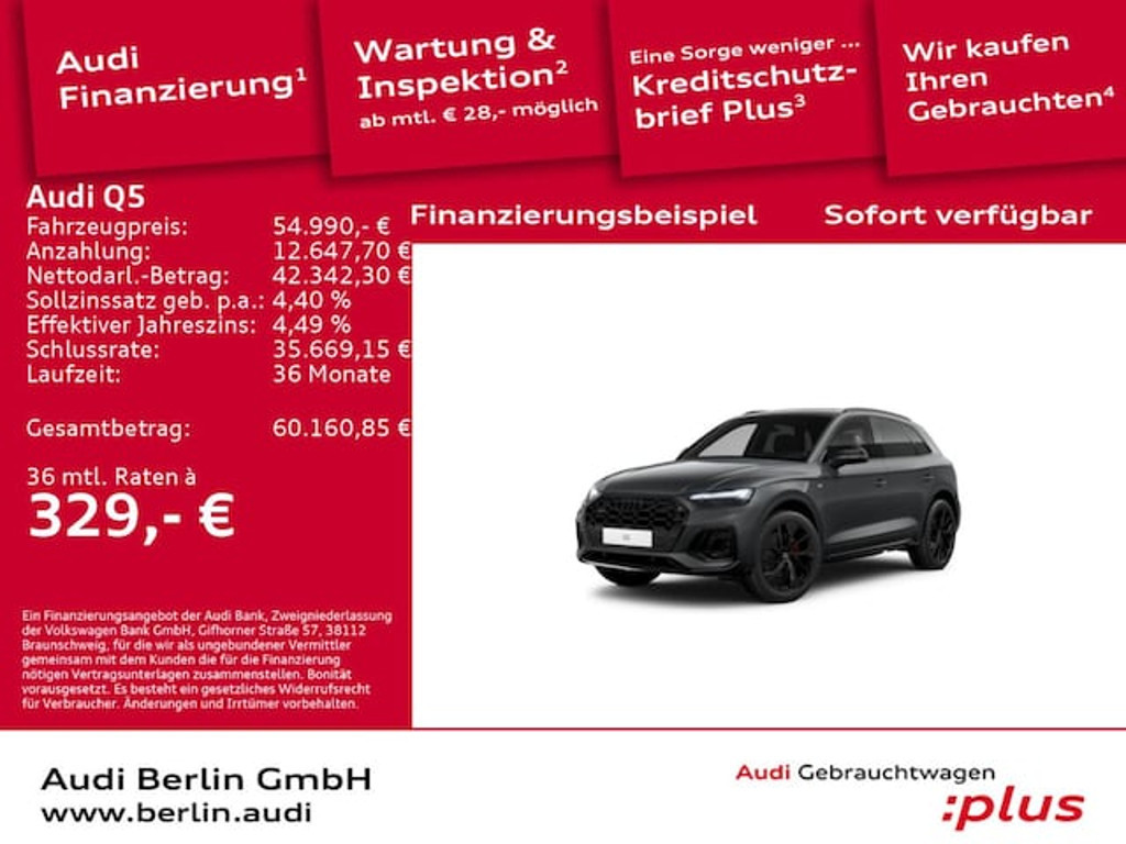 Audi Q5 Quattro S-Tronic 45 TFSI