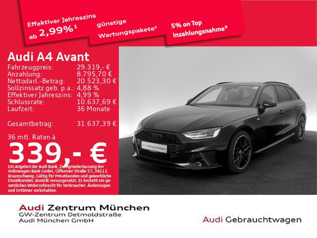 Audi A4 Avant S-Line S-Tronic 35 TDI