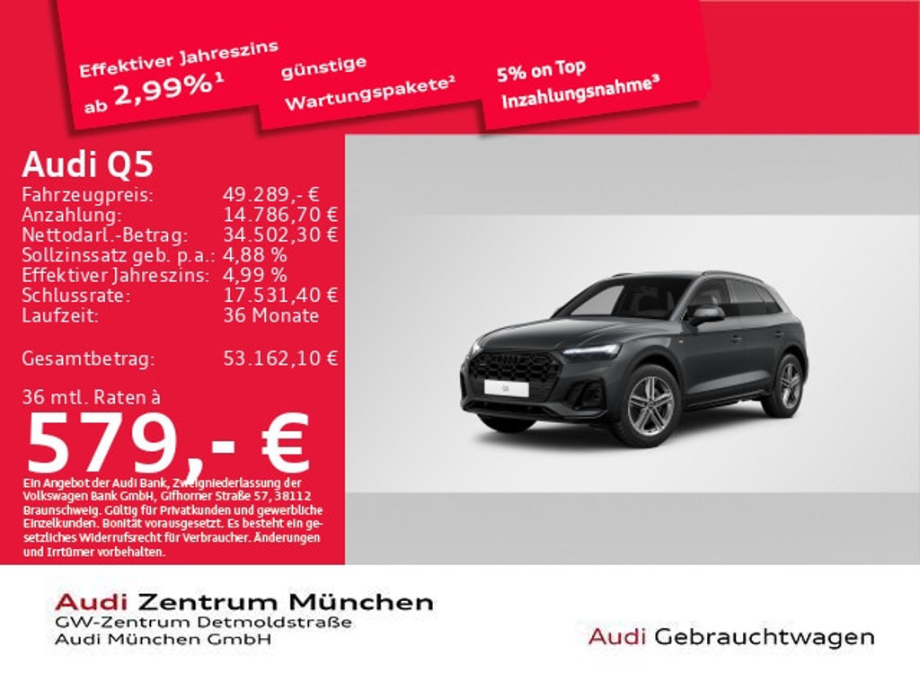 Audi Q5 Quattro S-Tronic 40 TDI