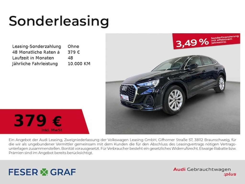 Audi Q3 Sportback Quattro S-Tronic 40 TFSI