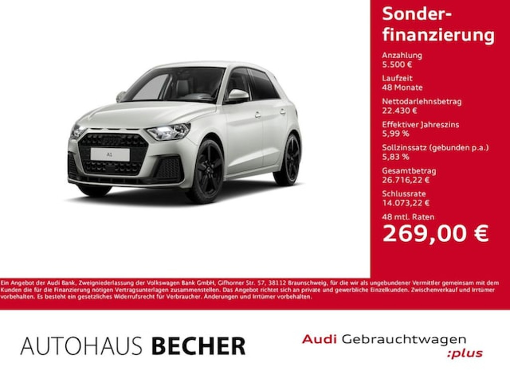 Audi A1 Sportback S-Tronic 30 TFSI