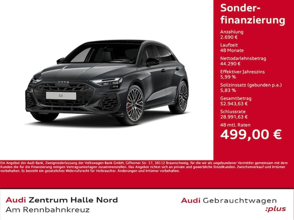 Audi S3 Sportback Quattro S-Tronic