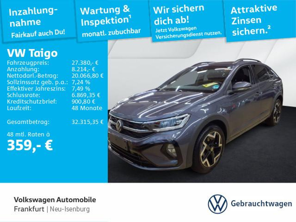 Volkswagen Taigo DSG R-Line 1.5 TSI