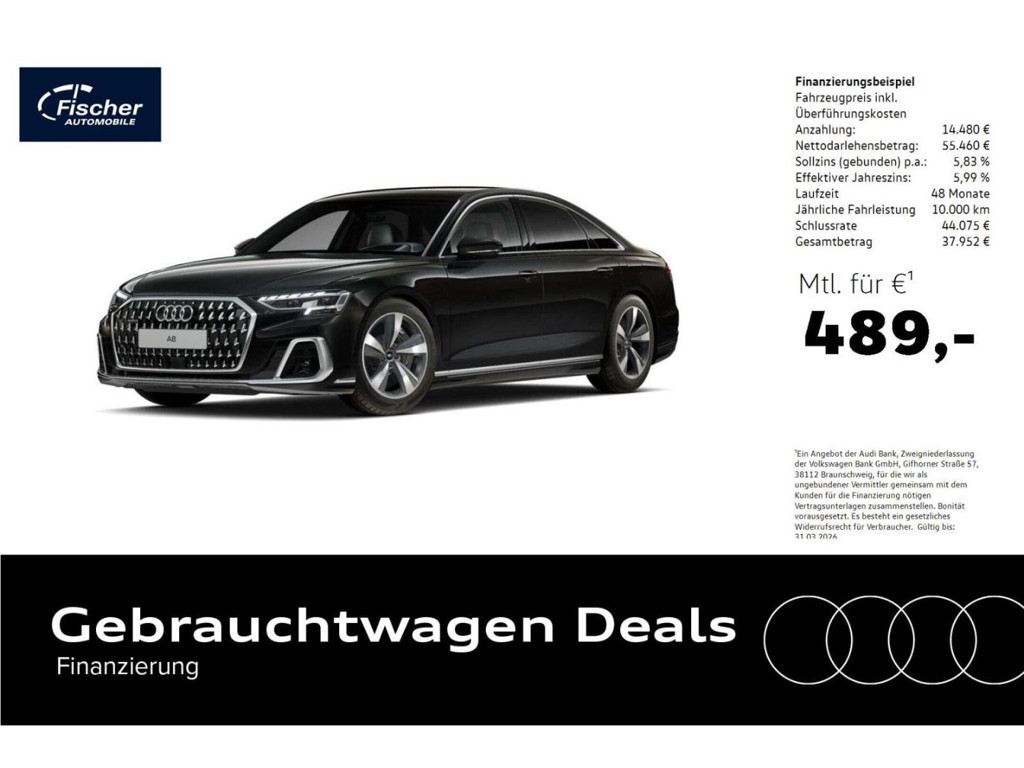 Audi A8 Quattro Hybride 60 TFSI