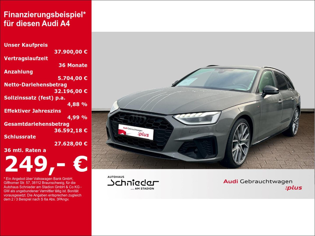Audi A4 Avant Quattro S-Line S-Tronic 40 TDI