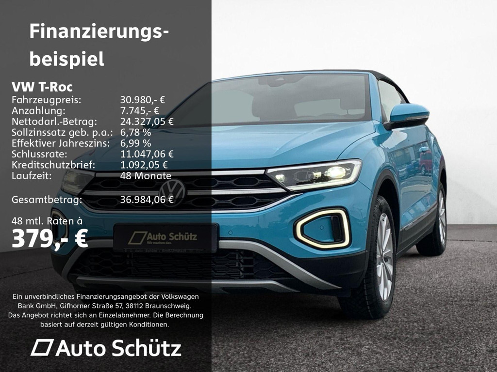 Volkswagen T-Roc Cabriolet 1.0 TSI