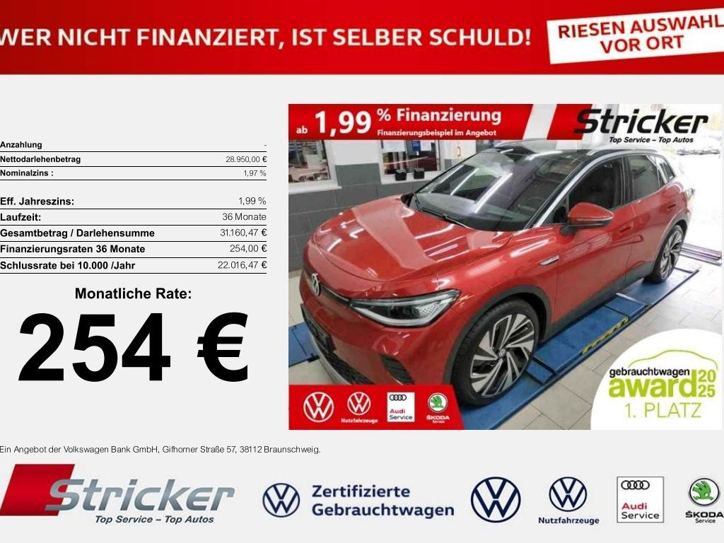 Volkswagen ID.4 Performance 77 KWh Pro 150 kW