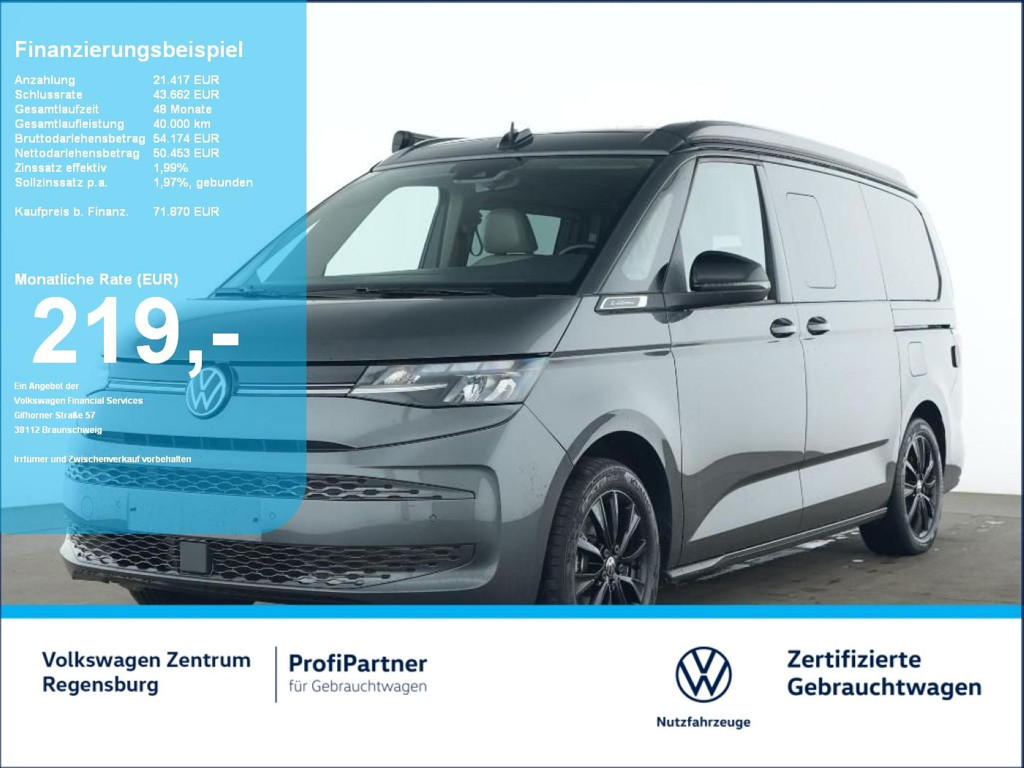 Volkswagen CALIFORNIA 4Motion DSG eHybrid T7 Ocean
