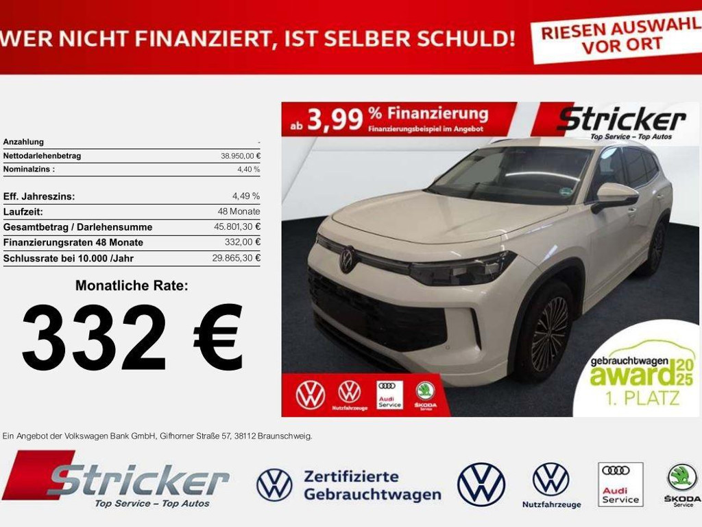 Volkswagen Tayron DSG Life 2.0 TDI