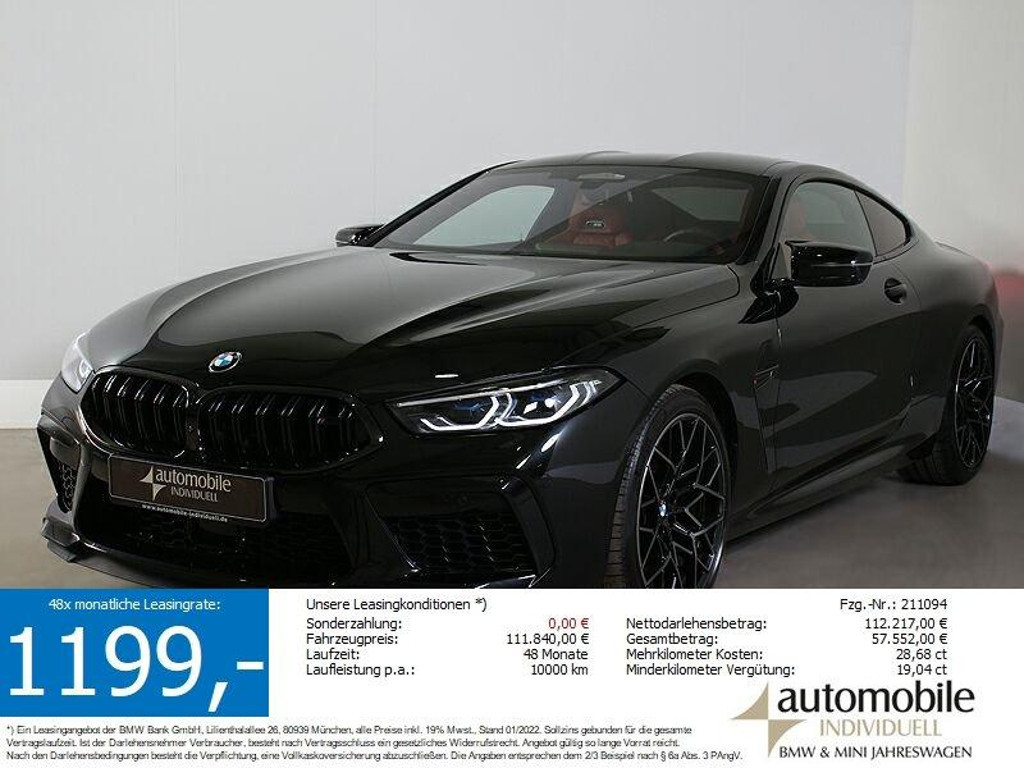 BMW M8 xDrive Coupé Competition