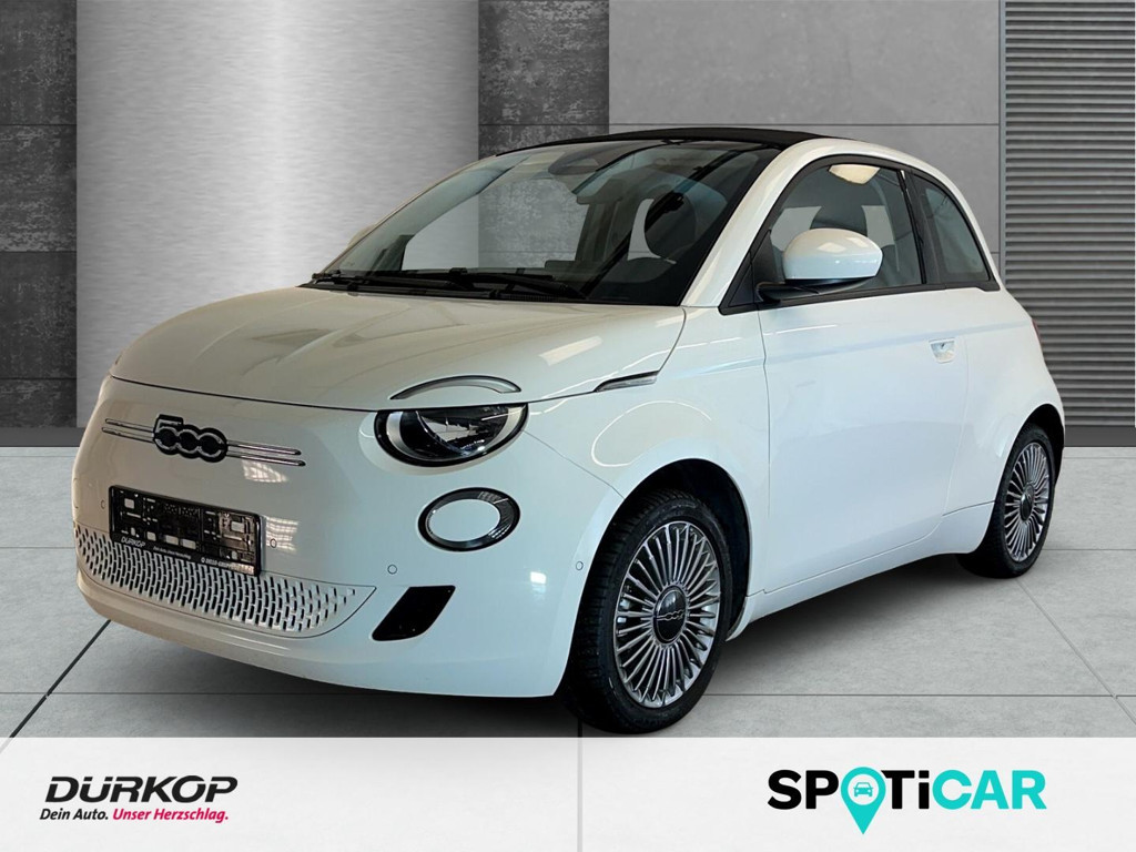 Fiat 500e Cabrio Sitzheizung Rückfahrkamera Park Dist