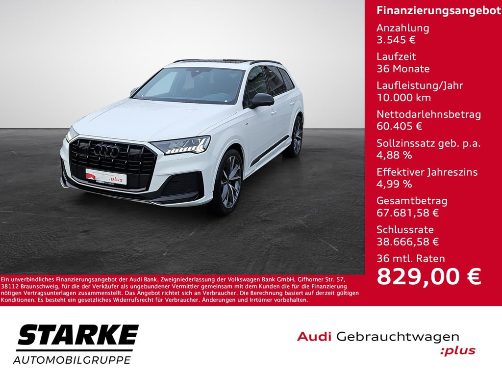 Audi Q7 Quattro S-Line 50 TDI