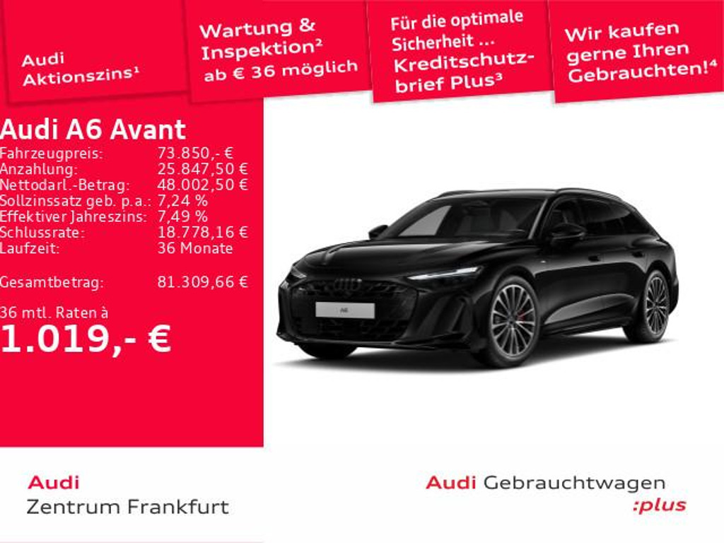 Audi A6 Avant Quattro S-Line S-Tronic