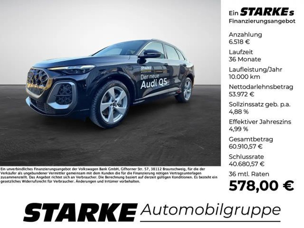 Audi Q5 Quattro S-Line S-Tronic