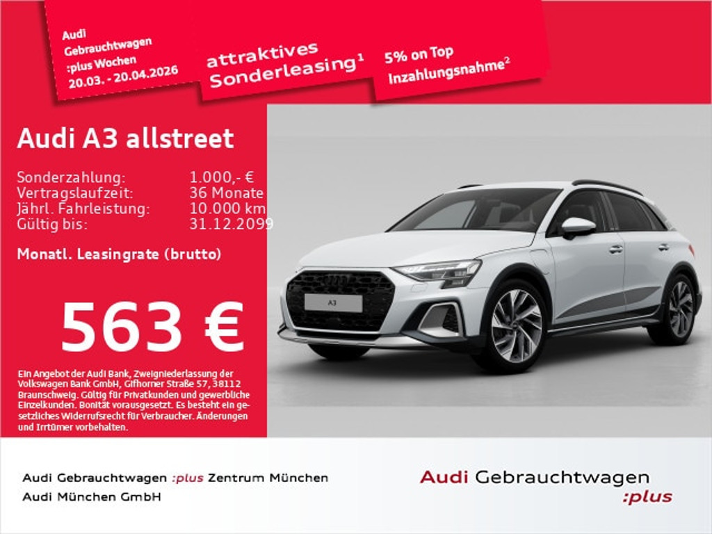 Audi A3 S-Tronic Hybride 40 TFSI Allstreet