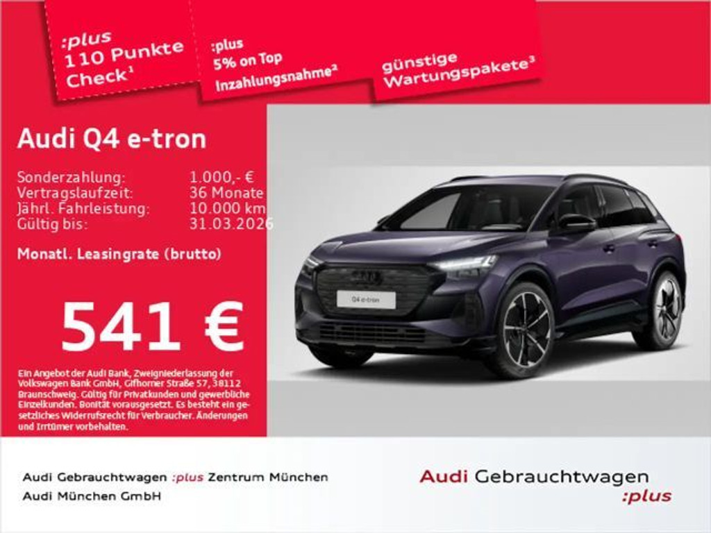 Audi Q4 e-tron Quattro S-Line