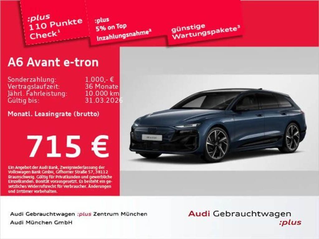Audi A6 e-tron S-Line Performance