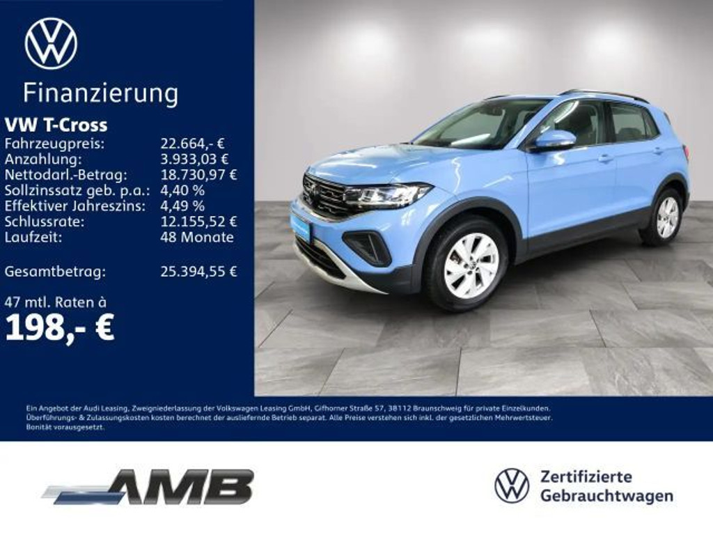 Volkswagen T-Cross Life 1.0 TSI IQ.Drive