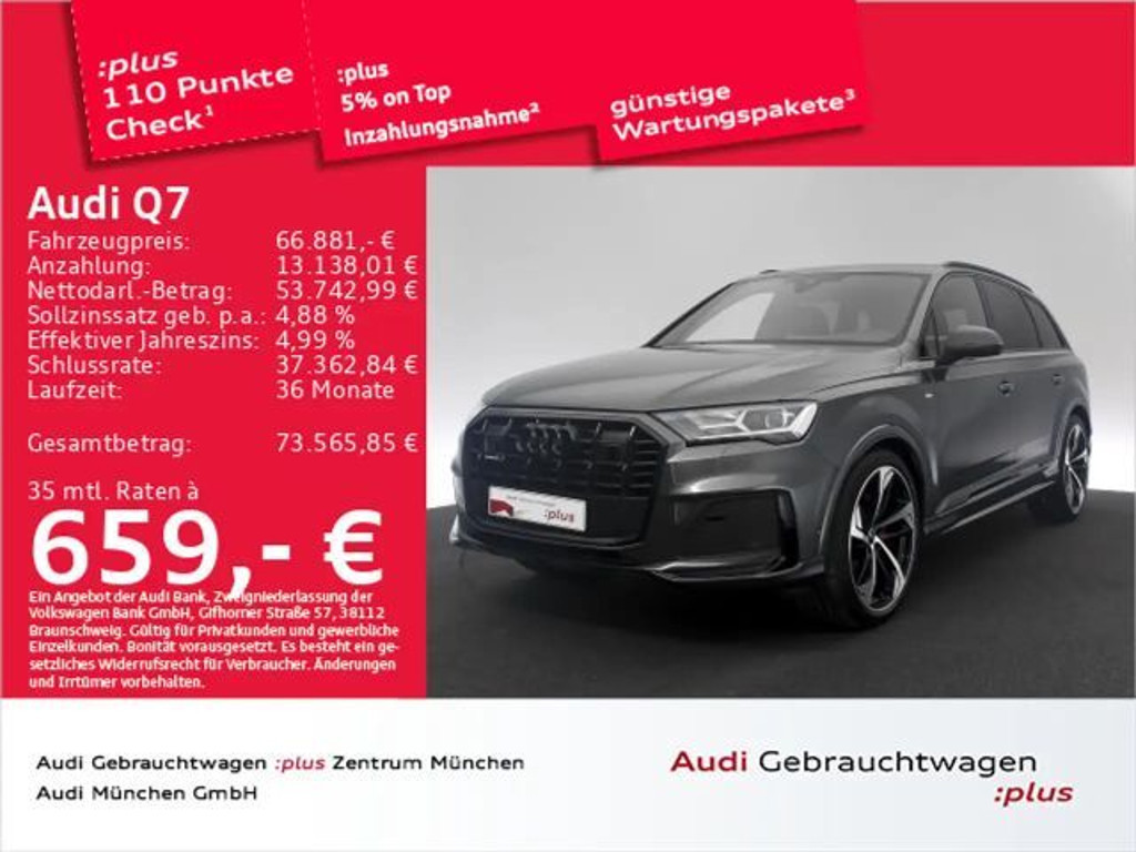 Audi Q7 Quattro Competition S-Line 45 TDI
