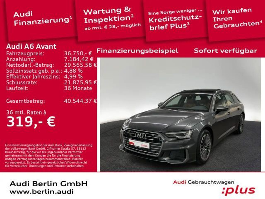 Audi A6 Quattro Sport Hybride 50 TFSI