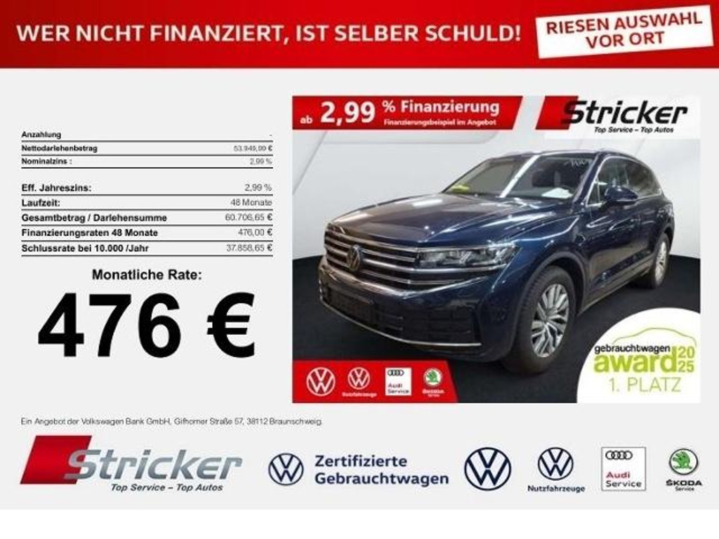 Volkswagen Touareg 3.0 V6 TDI Elegance Elegance