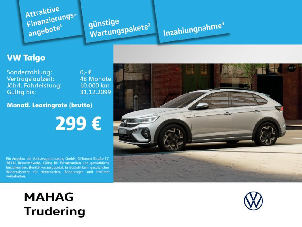 Volkswagen Taigo R-Line 1.5 TSI IQ.Drive