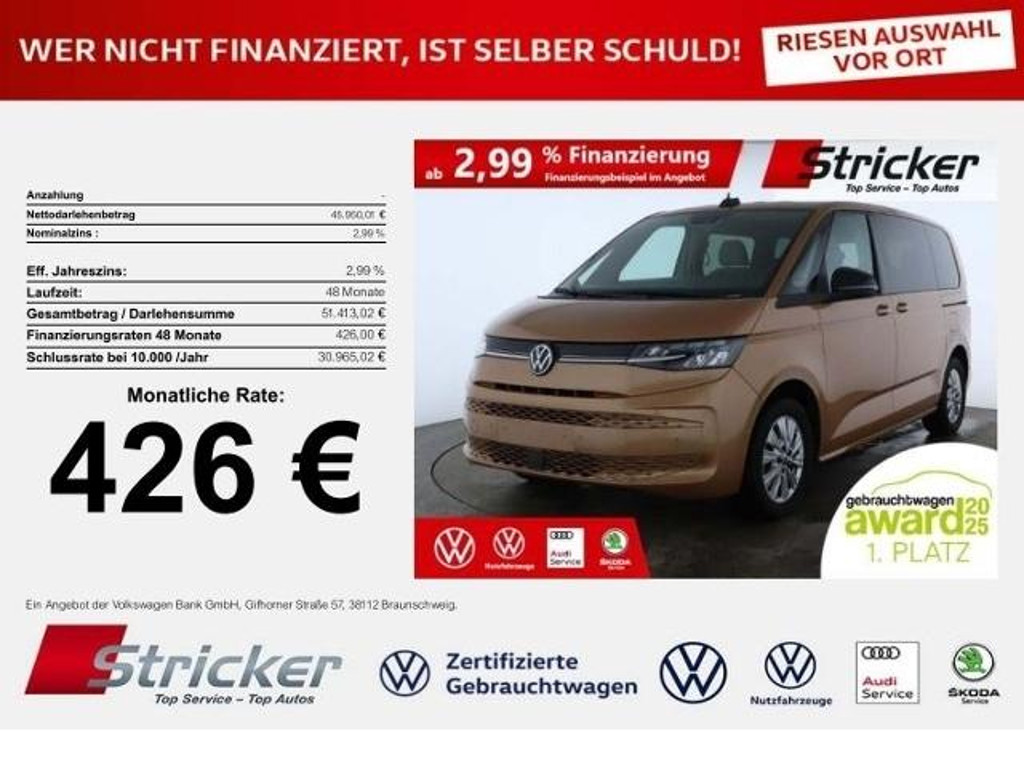 Volkswagen Multivan DSG Life 2.0 TDI T7
