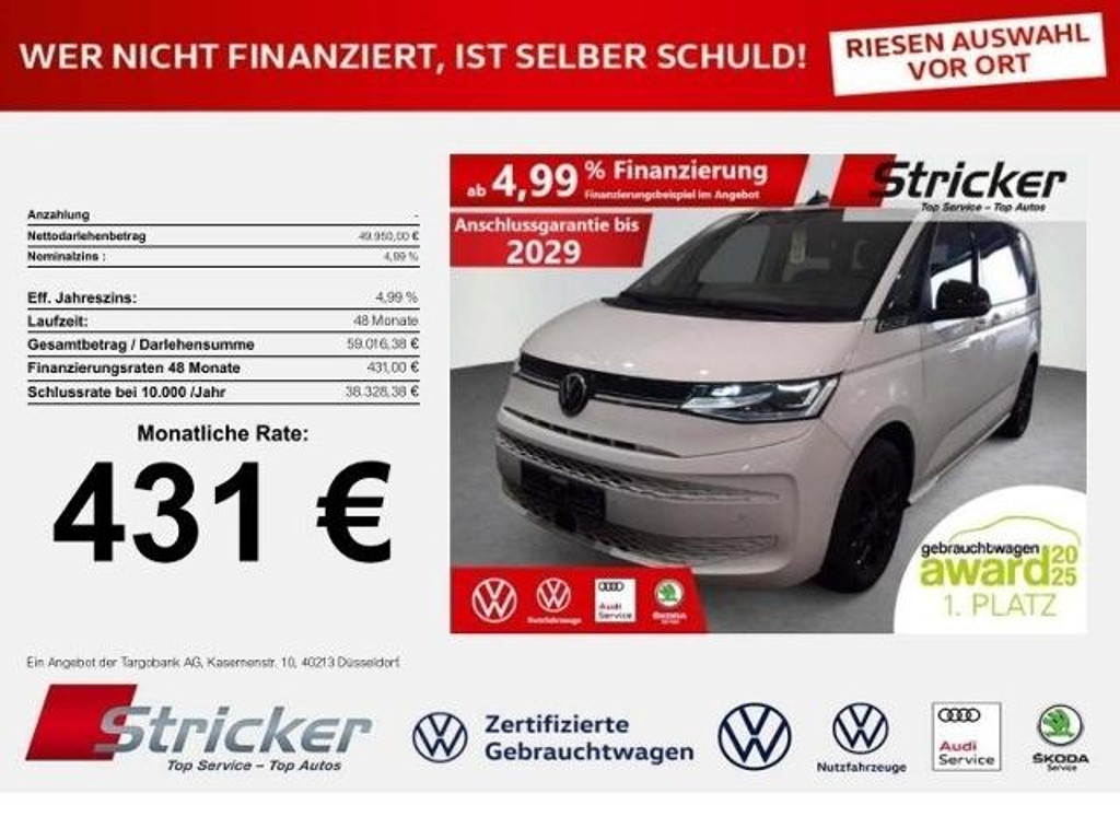 Volkswagen Multivan DSG 2.0 TSI T7
