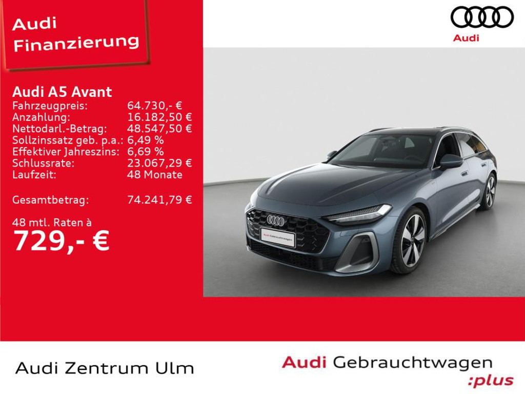 Audi A5 Avant Quattro S-Line Hybride