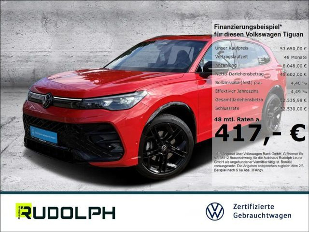 Volkswagen Tiguan 4Motion DSG R-Line 2.0 TSI