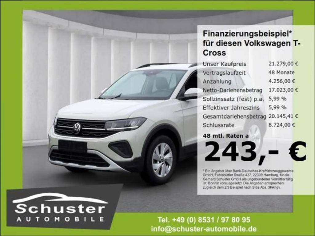 Volkswagen T-Cross Life 1.0 TSI